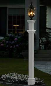 New England Portsmouth Lamp Post White Outdoor Post Lights Outdoor Lamp Posts Outdoor Lamp
