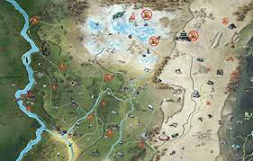 Fallout 76 Wastelanders アプデ後にc A M P が設置できない場所を示した地図が登場 ばるらぼ