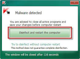 How To Select The Action On Threat Detection In Kaspersky Virus Removal Tool