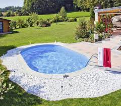 Oval Schwimmbecken Komplett Angebot Lago Sb Einbau Schwimmbecken 400 X 250 Cm Tiefe 150 Cm