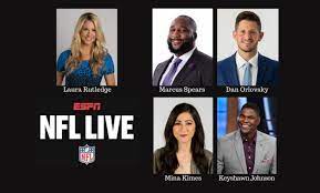 Top nfl videos on cbs sports hq. Programming Update New Nfl Live Team To Debut August 24 On Espn Espn Press Room U S