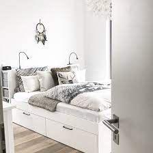 Ikea Brimnes Bett Bettkasten Stauraum Schlafzimmer Bedroom Ikeahack Ikea Bedroom Ikea Bed Brimnes Bed