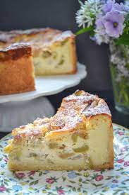 Omas Leckeres Rhabarberkuchen Rezept Mit Ricotta Rezept Rhabarberkuchen Rezept Rhabarberkuchen Rhabarberkuchen Mit Streusel