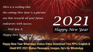 Happy New Year 2021 Whatsapp Status Video Download New Year Eve S Whatsapp Msgs New Year Shayari Happy New Year 2021 Wishes Images Dp S Version Weekly Happy new year 2019 whatsapp video new year status new year wishes greetings special status.