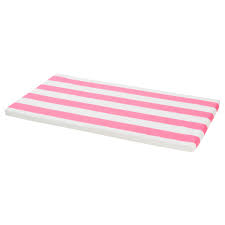Ebay ikea stuva malad mit bankauflage. Sitzauflage Kissen Sitzkissen Rosa Weiss Ikea Hemmahos Bankauflage 90x49x3