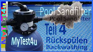 Schwimmbad Sandfilteranlage Teil 2 Youtube