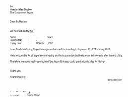Contoh Surat Permohonan Visa Jepang Jepang Blog The Rules