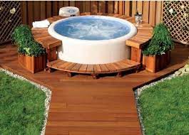 Whirlpool Garten Gestaltung Idee Rasen Whirlpool Garten Whirlpool Whirlpool Deck