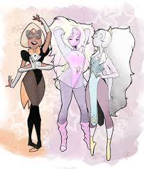 Su Art Steven Universe Fendomy Su Personazhi Opal Su Sardonyx Rainbow Quartz Steven Universe Fanart Steven Universe Sardonyx Steven Universe Fusion