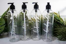 Clear Shampoo Bottles And Labels Large Bottle Modern Bathroom Accessories Modern Bathroom Accessories Shampoo Bottles Custom Shampoo