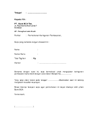 Contoh Surat Permohonan Keringanan Pembayaran Kartu Kredit Berbagi Contoh Surat