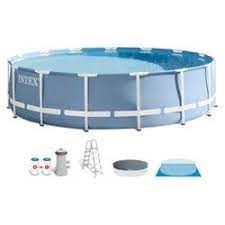 Intex 14 Foot X 42 Inch Prism Frame Above Ground Swimming Pool Set With Filter Target Above Ground Swimming Pools Backyard Pool Swimming Pools