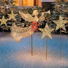 Lighted Flying Angel With Trumpet Christmas Decoration Outdoor Christmas Christmas Yard Decorations Outdoor Christmas Decorations