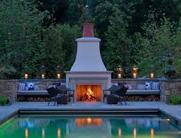 Outdoor Inspiration Stunning Design Ideas For Fireplaces By The Pool Outdoor Fireplace Designs Outdoor Gas Fireplace Outdoor Fireplace