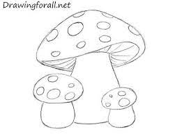How To Draw Mushrooms For Kids Mushroom Drawing Alice In Wonderland Drawings Alice And Wonderland Tattoos
