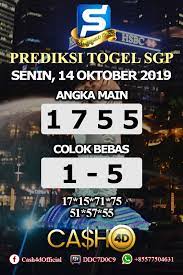 Prediksi Togel Singapura Senin 14 Oktober 2019 Singapura 11 September Minggu