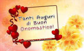 Tanti Auguri Di Buon Onomastico Buon Onomastico Onomastico Biglietti Di Buon Compleanno