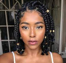 Short hair doesn't have to be tricky to braid. Pin By Lisa On Protective Styles Natural Hair Styles Braided Hairstyles Box Braids Styling