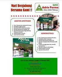 Info lowongan kerja terbaru 2020 informasi lowongan kerja tahun 2020 di bank bumn cpns diutamakan yang sudah memiliki pengalaman kerja. Lowongan Kerja Asisten Apoteker Sma Smk Di Banyumas
