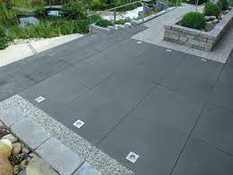 Greyline Betonplatte Terrassenplatten Pflastersteine Gartenmauer Stufen Abschussiger Garten Gartenmauer Betonplatte