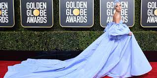 She accessorized with an exquisite diamond necklace from tiffany & co. Lady Gaga Wears Valentino Couture Dress At The 2019 Golden Globes