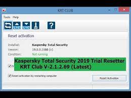 How To Reset Kaspersky Total Security 2019 By Krt Club V2 1 2 69 Youtube