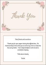 33 Best Funeral Thank You Cards Love Lives On