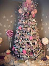I Did Christmas Candy Land Theme This Year 2017 Candyland Pink Christmas Decorations Candy Christmas Decorations Candy Christmas Tree