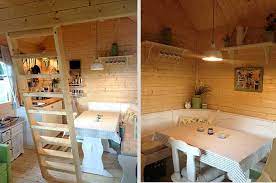 Gartenhaus Bunkie 40 Gelungener Aufbau Und Einrichtung Schlafboden Gartenhaus Haus Kuchen