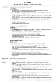 New to marketing and need resume inspiration, or have a few years of experience and want to polish up your resume? Knowledge Manager Resume Samples Velvet Jobs
