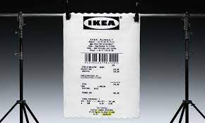 The Virgil Abloh X Ikea Collection Includes A Giant Receipt Rug Ikea Rug Ikea New Ikea Shopping
