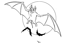 'b' for bat coloring page: 30 Free Bat Coloring Pages Printable