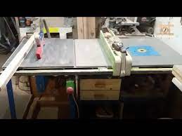 Dans cette vidéo je réalise un guide parallèle qui va me servir pour ma scie sous table, mais aussi pour ma défonceuse sous table. 57 Presentation De Ma Scie Sous Table Presentation Of My Tablesaw Youtube