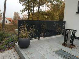 Sichtschutz Ral 7016 An Terrasse Traumgarten Sichtschutz Garten Zaun Sichtschutz