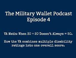 Va Math How Va Disability Ratings Are Calculated Disability Multiple Disabilities Life Skills Special Education