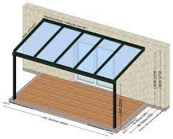 Planungsbeispiel Terrassenuberdachung Grau 5 Teilig Mass 5000 X 2500 Mm Uberdachung Terrasse Uberdachungen Terrassenuberdachung