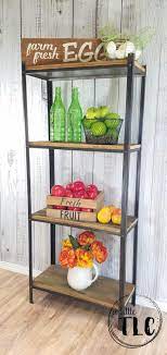 Ikea Hyllis Shelf Hack Added Some Barn Wood To The Steel Frame Ikea Hack Kitchen Ikea Home Ikea Diy