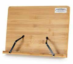 Son pied lesté assure la stabilité du support. Pupitre De Table Musique Partitions En Bois Bambou Support Ipad Tablette Livre Ebay