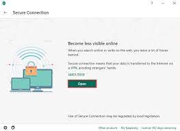 Secure Connection In Kaspersky Total Security 20