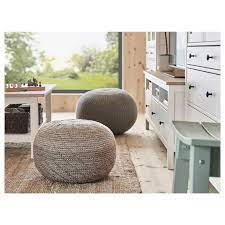 Sandared Pouffe Gray Ikea Pouffe Ikea Furniture