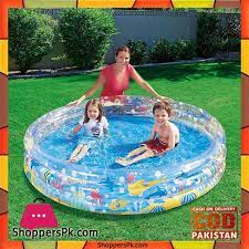 Buy Bestway 3 Rings Deep Dive Pool 6 X 1 Feet 51005 At Best Price In Pakistan Kid Pool Pool Bestway