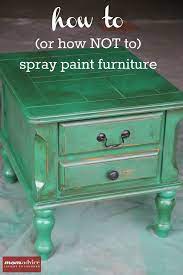How To Spray Paint Furniture Spray Paint Furniture Paint Furniture Painted Furniture
