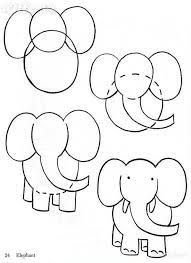 Image Discovered By Extraordinary Find Images And Videos About Cute Elephant And Easy Drawing On We He Elephant Drawing Elephant Drawing For Kids Art Lessons