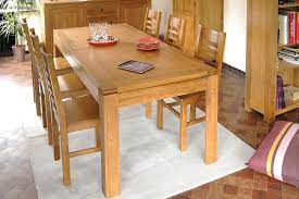 Couleur des pieds chene clair. Ensemble Table 6 Chaises En Chene Clair Boston