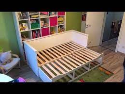 Ikea Hemnes Day Trundle Bed With 3 Drawers White Youtube Ikea Ikea Hemnes Pallet Furniture