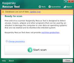 Databases Are Out Of Date Notification In Kaspersky Rescue Tool