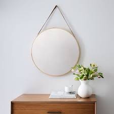 Modern Hanging Mirror Hanging Mirror Mirror Decor Mirror Wall Decor