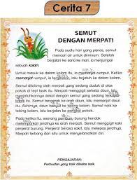 Bahasa Melayu Tahun Satu Marilah Membaca Cerita Cerita Pendek Membaca Buku Membaca Cepat