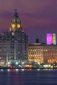 (ap photo/pa, phil noble) ** united kingdom out no sales **. Liverpool England Pier River Lights City Night 750x1334 Iphone 8 7 6 6s Wallpaper Background Picture Image