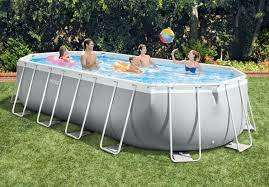 Intex 26798 Piscina Fuori Terra Ovale 610x305x122cm Prism Frame Piscina Fuori Terra Piscina Vinile